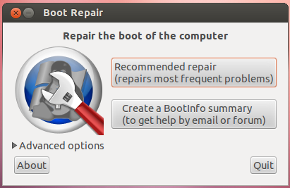 Boot repair